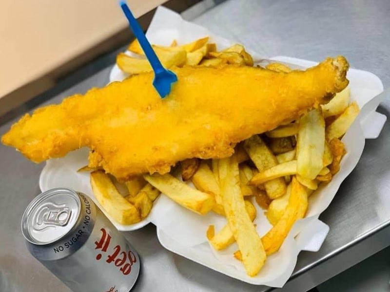 "Just had the best cod and chips delivered from here! Very, very happy. Huge fish and lovely and white. Great chips too. All lovely and hot. Staff here are also lovely too …" - Rated: 4.2 (47 reviews)