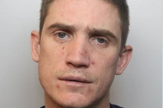 Samuel Clarke, 29, had already been jailed in May last year for hurling a bottle of Prosecco at his abused girlfriend