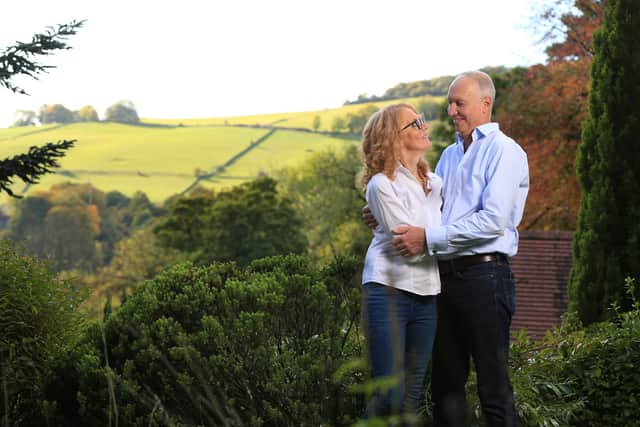 Dr. Louise Jordan, of Froggatt Village in Peak District, has been diagnosed with Motor Neurone Disease in October 2021 and her partner Rob has been supporting her since.
Picture: Lorne Campbell / Guzelian