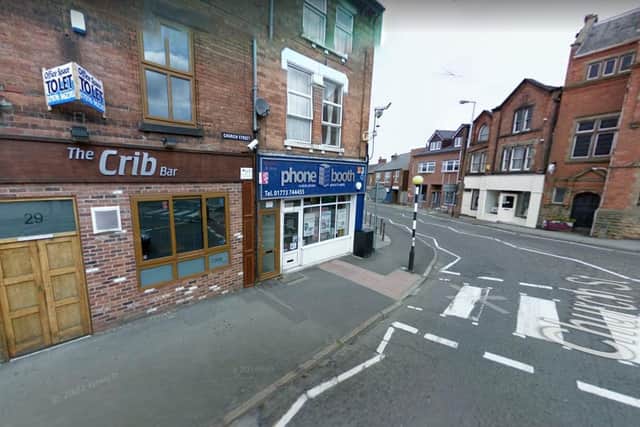 The incident happened outside The Crib Bar, in Church Street, Ripley at 12:30am October 31.