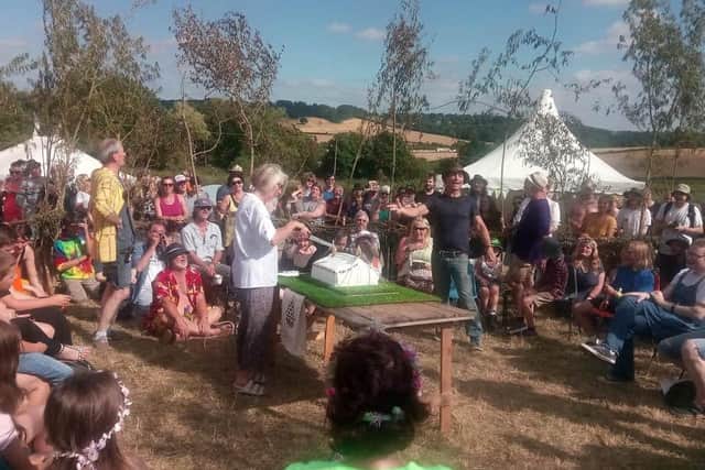 Brunt's Fields, where the annual Stainsby Festival is held, has been bought following an eight-year fundraising drive to raise enough money to buy the site and secure the festival's future