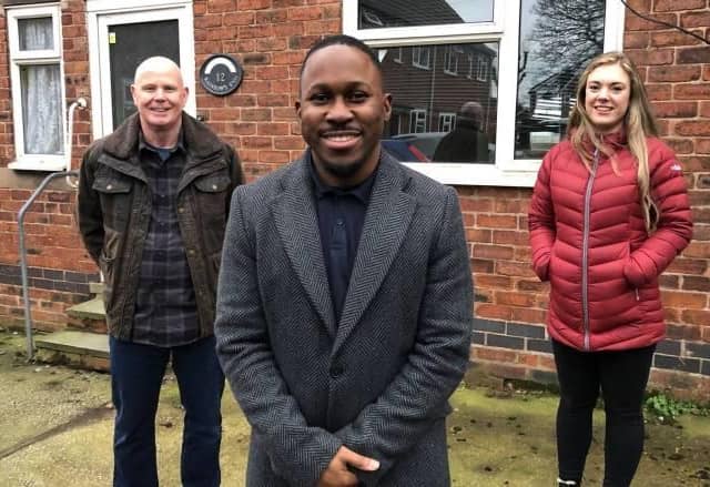 Join presenter Tayo Oguntonade as a four-bedroom Chesterfield terrace must be renovated into a contemporary family home in the span of six months by nursing student Eleanor and electrician Steve.