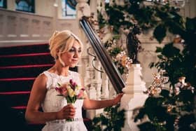 Buxton's Bianca Petronzi on her wedding day where she married a stranger on Married at First Sight. Photo Channel 4