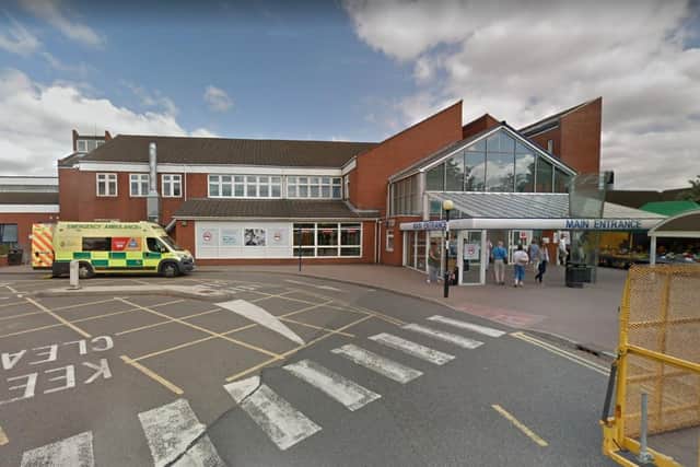 Police are investigating the incident at Chesterfield Royal Hospital