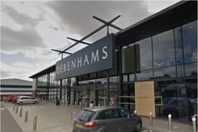 Debenhams store in Chesterfield