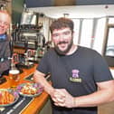 Andy Clarke, one of the co-owners of Ashover Brew Co, is pictured here with Liam from El Chappo - who will be bringing their Mexican offering to the kitchen at The Castle. The tap room is located on Dale Road, taking over the building that was formerly home to the Twenty Ten bar.