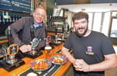Andy Clarke, one of the co-owners of Ashover Brew Co, is pictured here with Liam from El Chappo - who will be bringing their Mexican offering to the kitchen at The Castle. The tap room is located on Dale Road, taking over the building that was formerly home to the Twenty Ten bar.