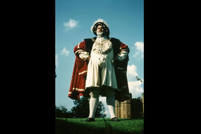 Henry VIII is one of the characters in a history through the ages presentation at Portchest Castle (undated). The News PP3901