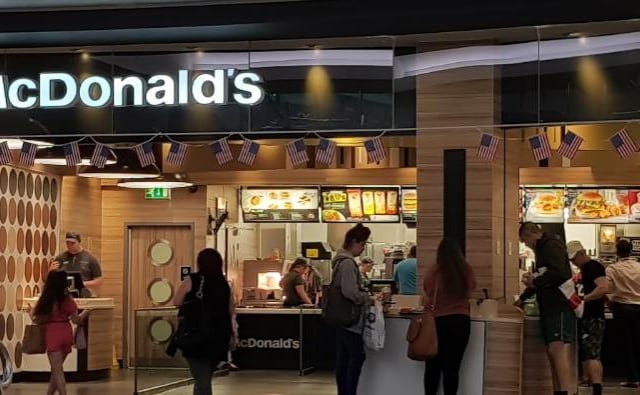 Enjoy a relaxing pit-stop at the ever popular McDonald's.