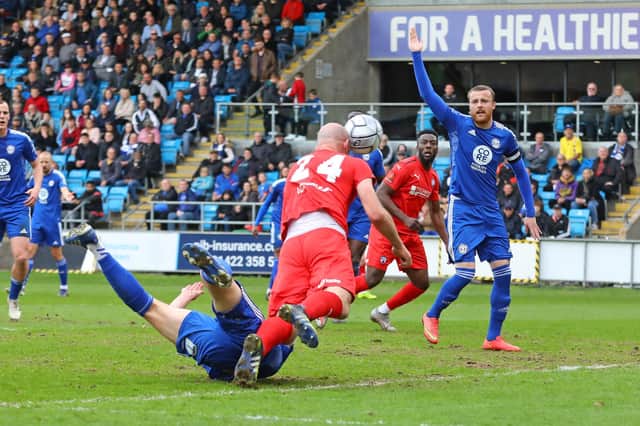 Chesterfield play Woking on the final day of the season this Sunday.