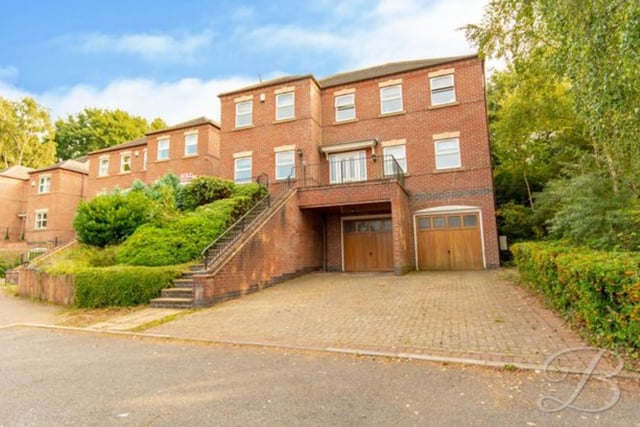 This five bedroom house has a "wonderfully presented tiered garden" and benefits from "excellent surrounding views". Marketed by Buckley Brown, 01623 355797.