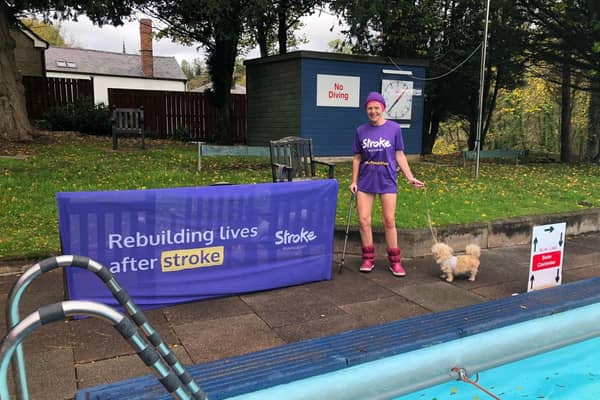 Amanda Dejongh has a stroke five years ago. She has since raised lots of money for the Stroke Association and is currently contesting a parking fien with Iceland in Buxton. Photo submitted