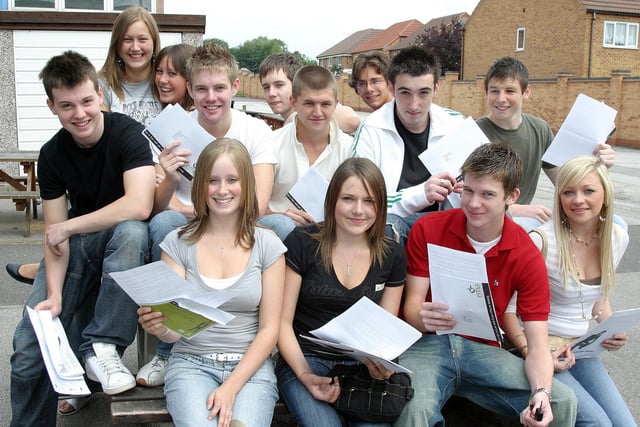 Heanor Gate School students celebrate ther A level results