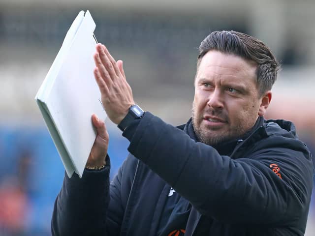 Spireites assistant manager Danny Webb. Picture: Tina Jenner.