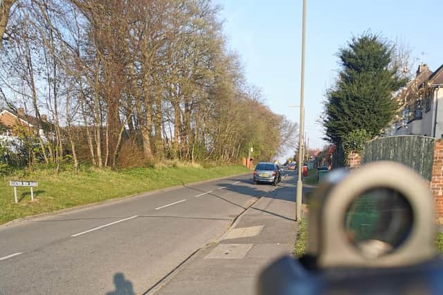 Officers are doing regular speed checks on Station New Road in Tupton.