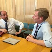 The significance of the scheme was discussed by Richard Holden MP and Lee Rowley MP at their meeting.