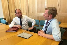 The significance of the scheme was discussed by Richard Holden MP and Lee Rowley MP at their meeting.