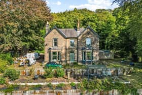 The property sits on a half-acre plot on the edge of the Peak District.