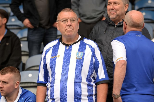 Wednesday supporters at Huddersfield Town's John Smith's Stadium.