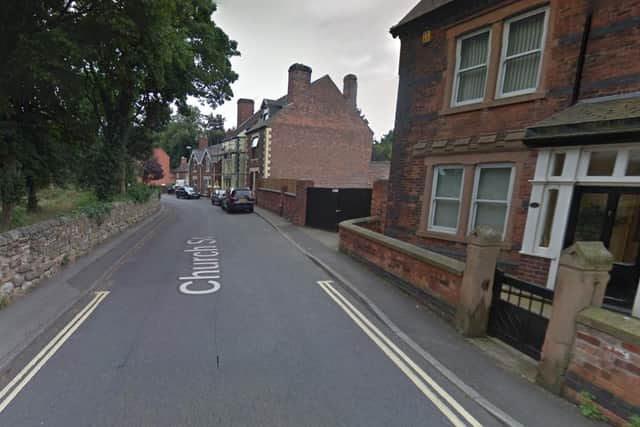 The suspected arson attack took place on Church Street, Riddings (google)
