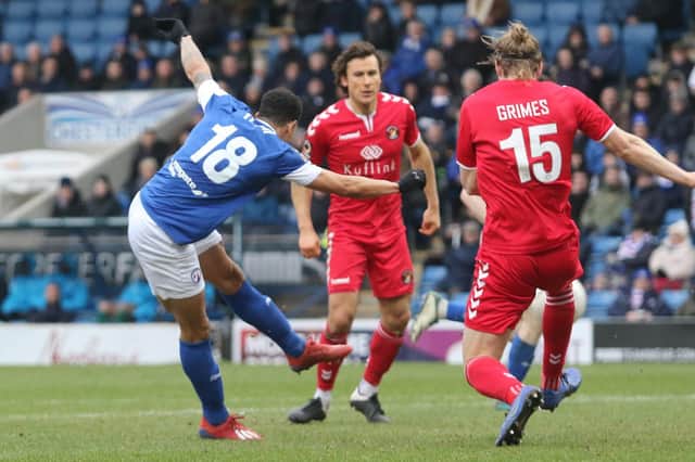 Nathan Tyson came off the bench to score a second-half hat-trick fot Chesterfield.