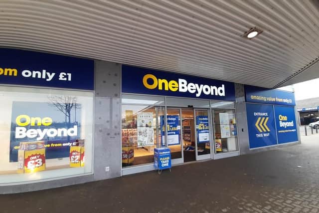 Discount chain One Beyond is set to open in Chesterfield for the first time this Friday (July 1)