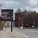 Can you spot the error on the digital road sign at Saltergate in Chesterfield from last year? Derbyshire County Council was easily able to correct it.