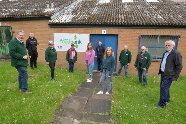 Falkirk Foodbank volunteers