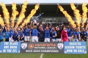 Chesterfield lifted the trophy again after the win against Maidenhead United.