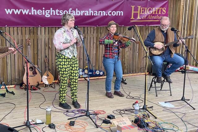 Kootch play at the Heights of Abraham, Matlock Bath on both Saturday and Sunday during the Big Music Weekend.