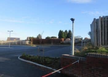 Pictured Is The Plymouth Brethren Christian Church Car Park, On Littlemoor, At Newbold