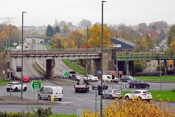 Sections of the A617 are among those that will close for repairs next month.