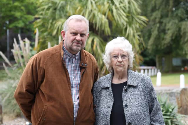 Alfred's grandson Russell Lowbridge and daughter Julie Swinscoe are appealing to the public to help discover what happened to Alfred