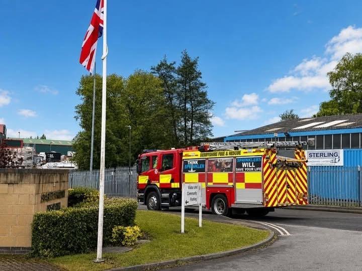 Fire crews deployed to scene of large blaze in Derbyshire – with people ...
