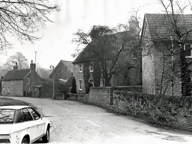 Scarcliffe village pictured in 1979.