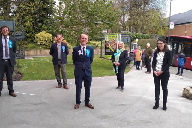 The Conservatives almost swept the board in North East Derbyshire, claiming all but one seat, leaving Labour with just one