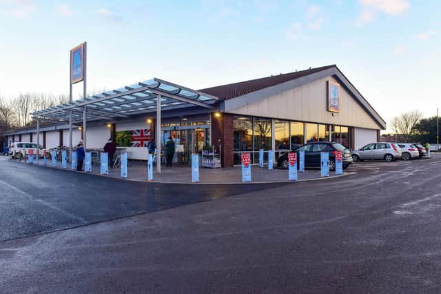 The refurbished Aldi store at Dunston Road in Hartlepool opened its doors on Thursday, February 11./ Photo: Kevin Brady