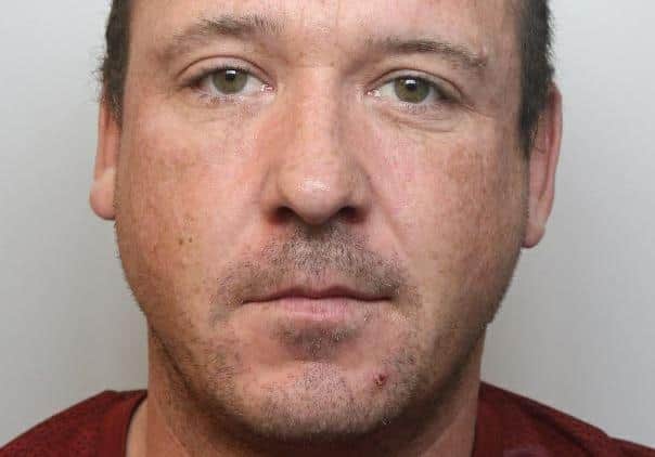 Darren Hodkin’s victim had dropped the cue seconds before as he stumbled back while the defendant was “swinging” a “large kitchen knife” at him in the street
