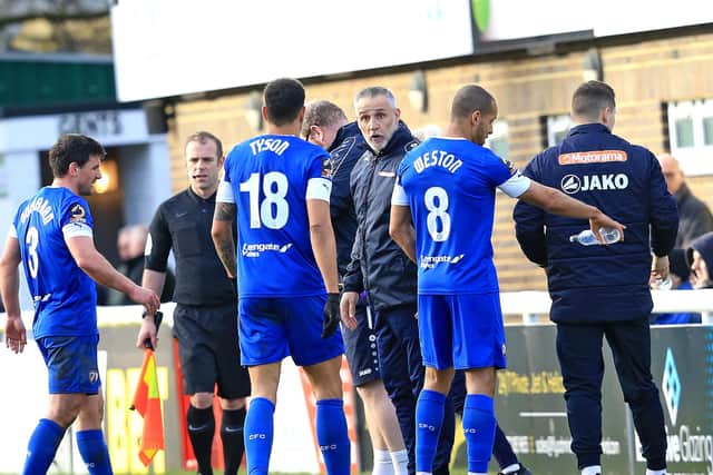 Chesterfield's players have been told to stay away from the club amid the coronavirus outbreak.