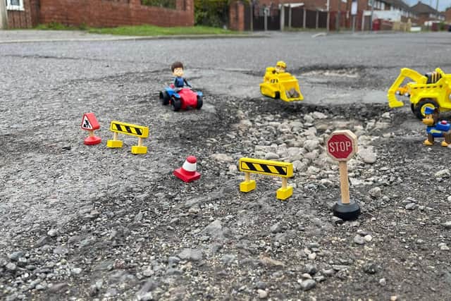 Derbyshire was ranked as the worst county for potholes.