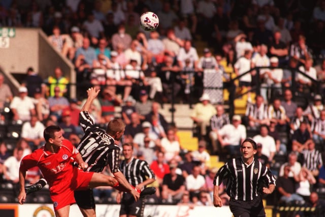 Notts County v Chesterfield in 2001.