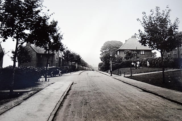 Sycamore Avenue, Boythorpe, in the 1930s