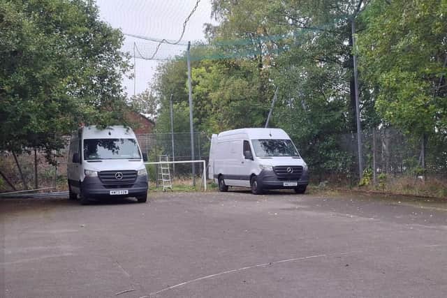 Pictured Is The Former Play Area, The Pen, Off Stone Lane, New Whittington, Chesterfield. Courtesy Of Tracy Poole.