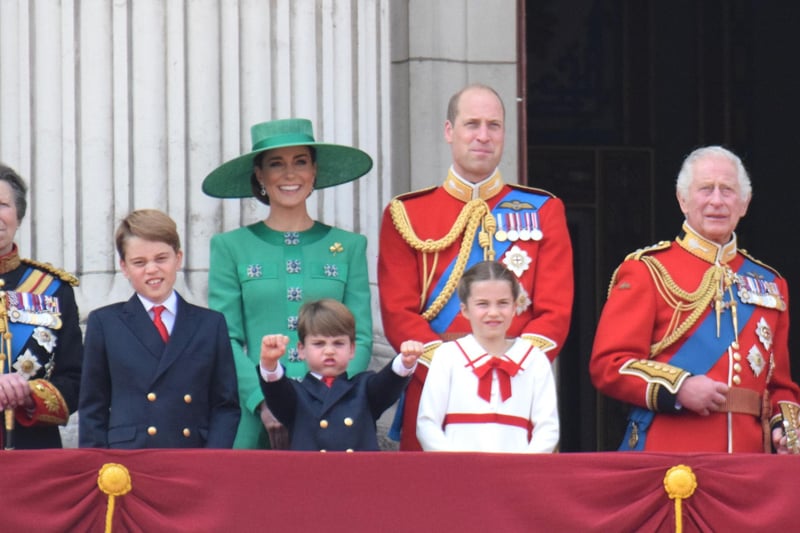 Prince Louis playing aeroplanes on the balcony at Buckingham Palace after the Trooping the Colour ceremony is among James Taylor's favourite photographs.