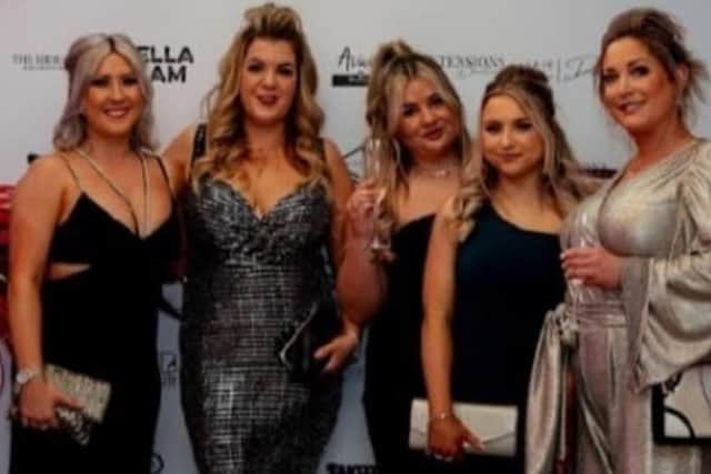 The team from Chesterfield salon The Hairloft Hairdressing at the UK Hair and Beauty Awards ceremony last year.