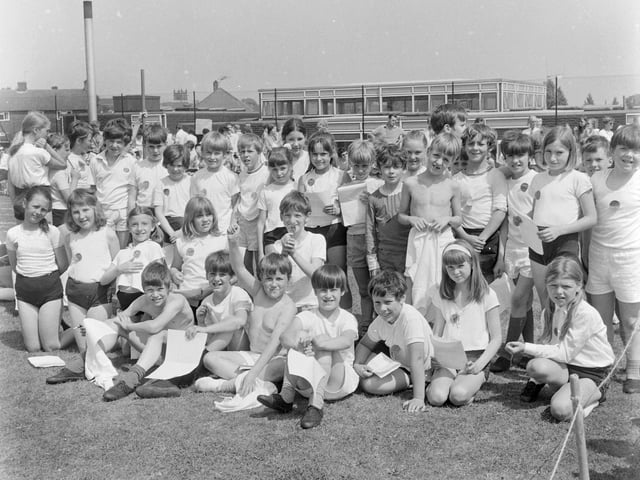 Swanwick junior school sports day, july 1971.