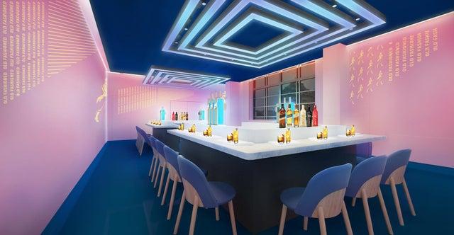 The Johnnie Walker experience will also have modern and sensory tasting rooms.