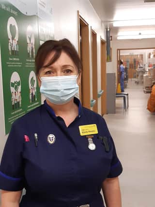 Mandy Marples, senior matron for surgical support services, has described the 'relentless' second wave of coronavirus at Chesterfield Royal Hospital.