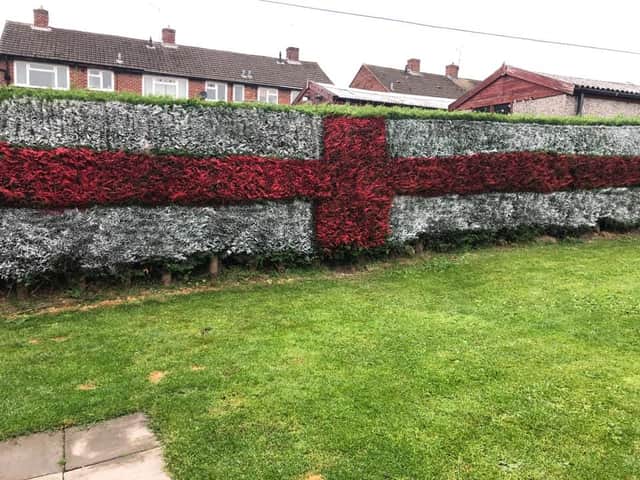 Derbyshire was turned red and white for the big gane - including this brilliant flag creation in Oakdale Close, Clay Cross. Picture sent in by Julie Clarke.