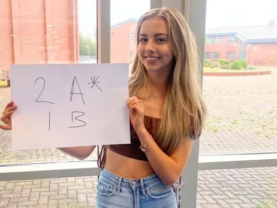 Congratulations to Tupton Hall School student Evie Twell who received two A*s and one B